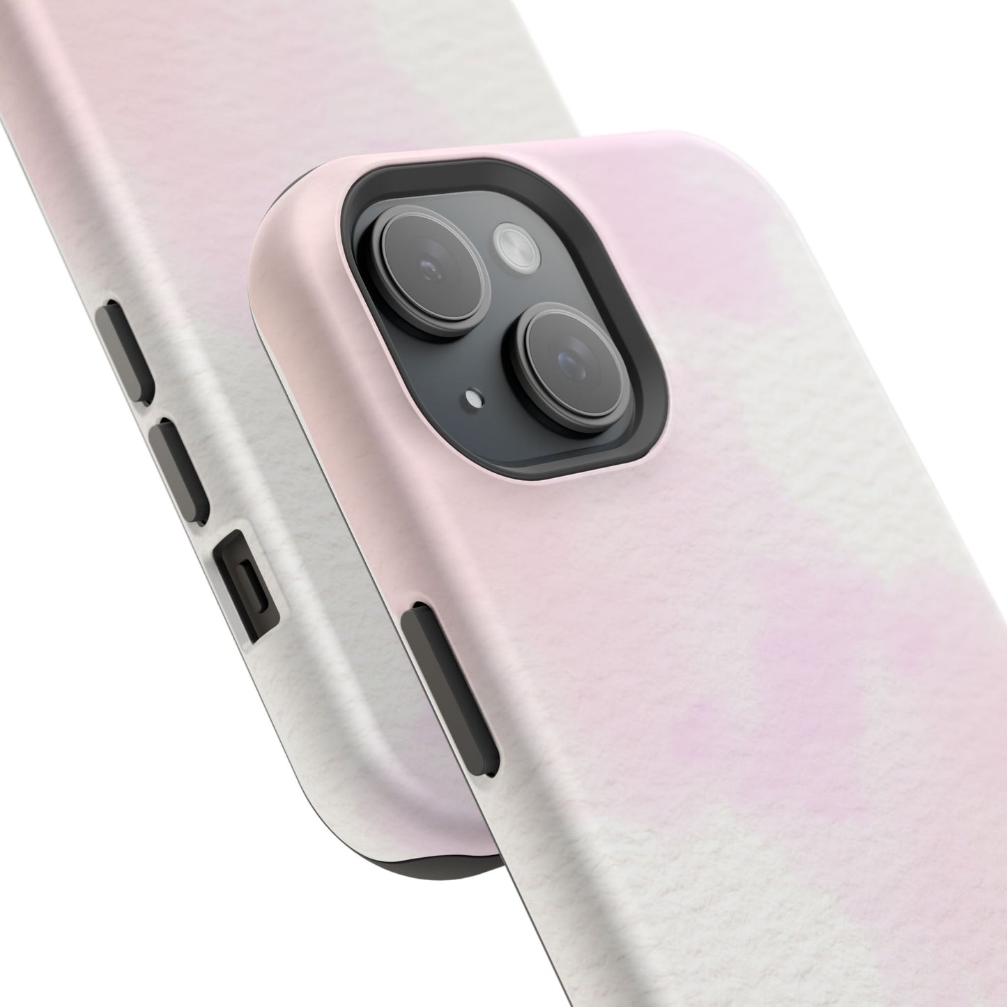 osbina | MagSafe compatible for iPhone | Pink Cotton Cloud Phone Case | Modern Muse Collection
