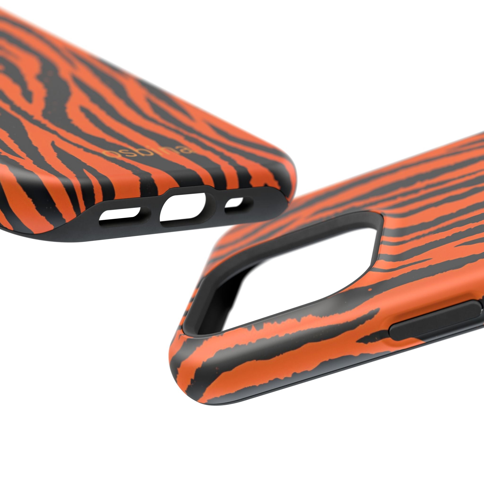 osbina | Tiger, But Make It Chic — The Bengal Stripe Case in Orange + Black | The Season Collective