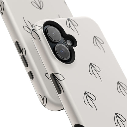 osbina | MagSafe compatible for iPhone | Linéa Flora Minimalistic Flower Phone Case | Modern Muse Collection