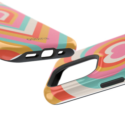 osbina | MagSafe compatible for iPhone | Heart Nouveau Phone Case | Modern Muse Collection