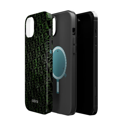 osbina | MagSafe compatible for iPhone | Skull & Crossbones Phone Case | Season Collective Collection