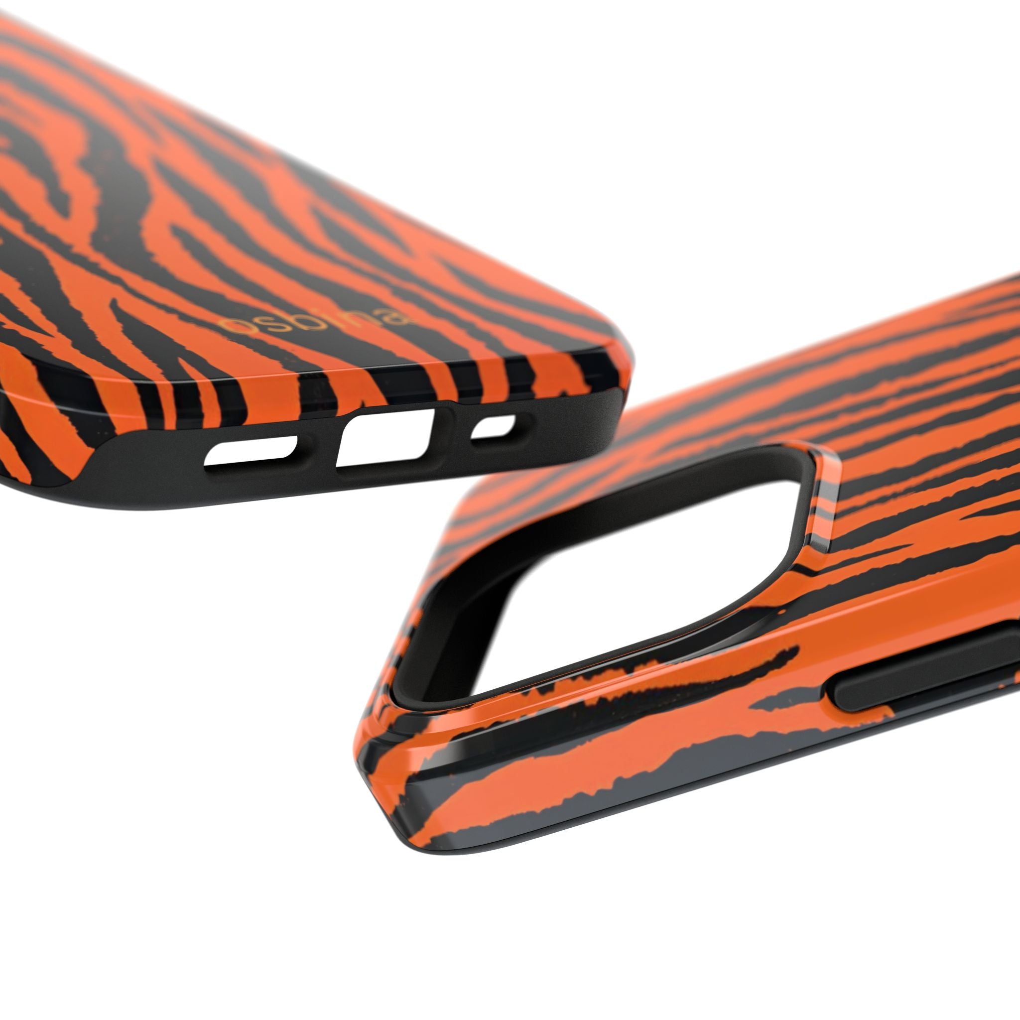 osbina | Tiger, But Make It Chic — The Bengal Stripe Case in Orange + Black | The Season Collective