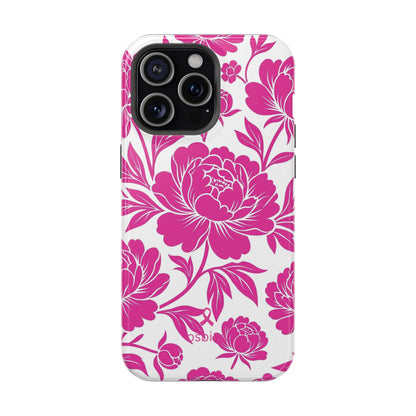 YAYOU MagSafe for iPhone | Peonies in Pink Designer Case | osbina
