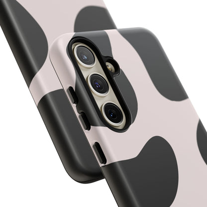 osbina | Prairie Chic Pink & Black Cow Print Phone Case | Modern Muse Collection