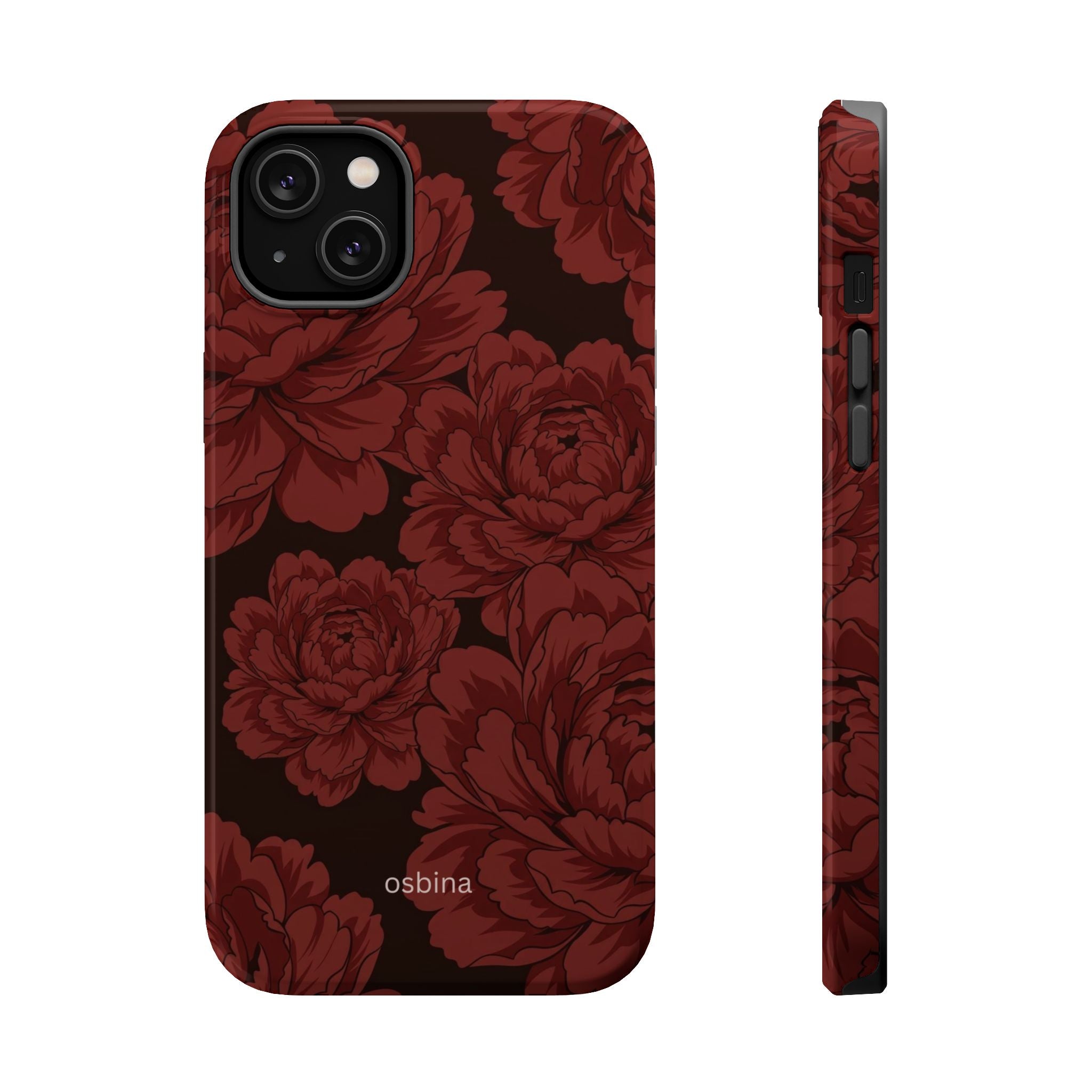 osbina | MagSafe | Oxblood Peony Designer Case