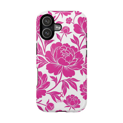 YAYOU MagSafe for iPhone | Peonies in Pink Designer Case | osbina