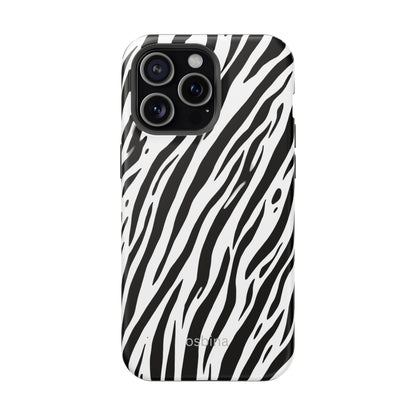 osbina | MagSafe Compatible for iPhone | The Bengal Bold Stripe Case in White + Black | The Season Collective