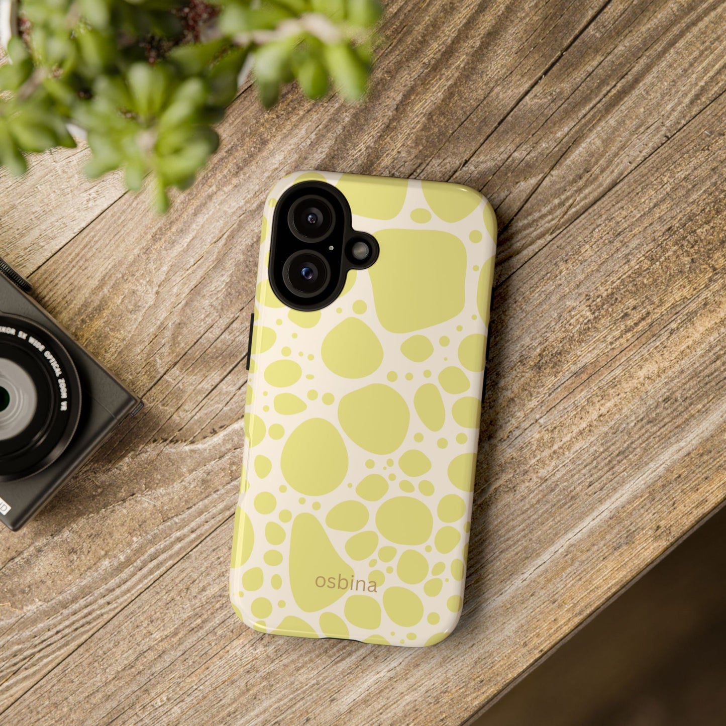 osbina | The Chartreuse Mirage Phone Case | Color Edit Collection