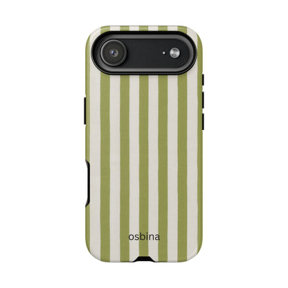 osbina | Verde Stripe Phone Case | Color Edit Collection