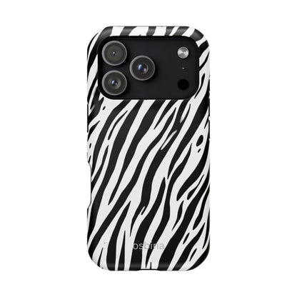 osbina | MagSafe Compatible for iPhone | The Bengal Bold Stripe Case in White + Black | The Season Collective