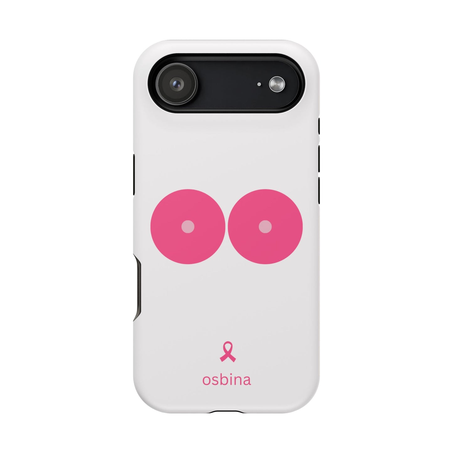 osbina |  MagSafe compatible for iPhone | Limited Edition The Check Your Tatas Case in Light Pink + Soft Pink + Hot Pink | The Pink October Collection | Inspired By