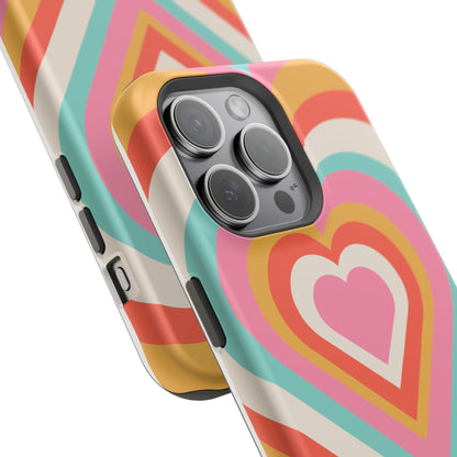 osbina | MagSafe compatible for iPhone | Heart Nouveau Phone Case | Modern Muse Collection