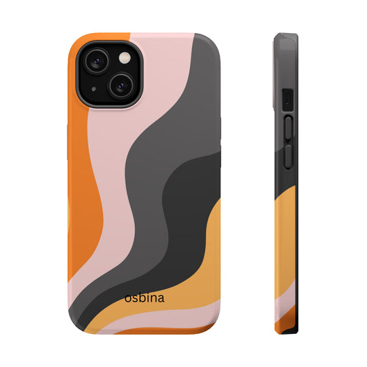 osbina | MagSafe Compatible for iPhone | The Case That Says “Fall, But Make It Fashion” | Retro Swirl Edition | The Season Collective