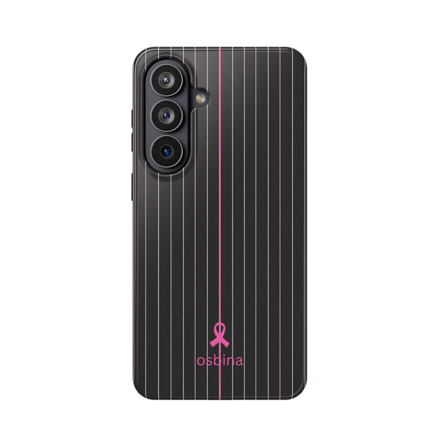 YAYOU The Pink Pinstripe Designer Case | osbina