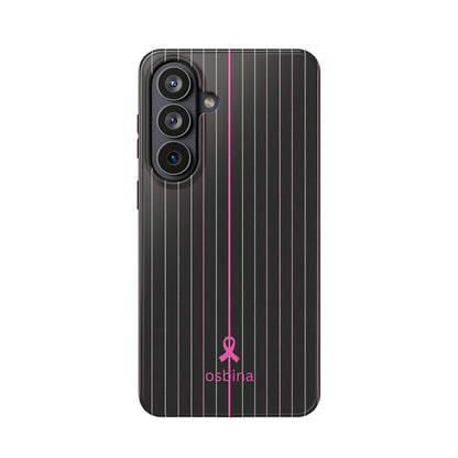 YAYOU The Pink Pinstripe Designer Case | osbina