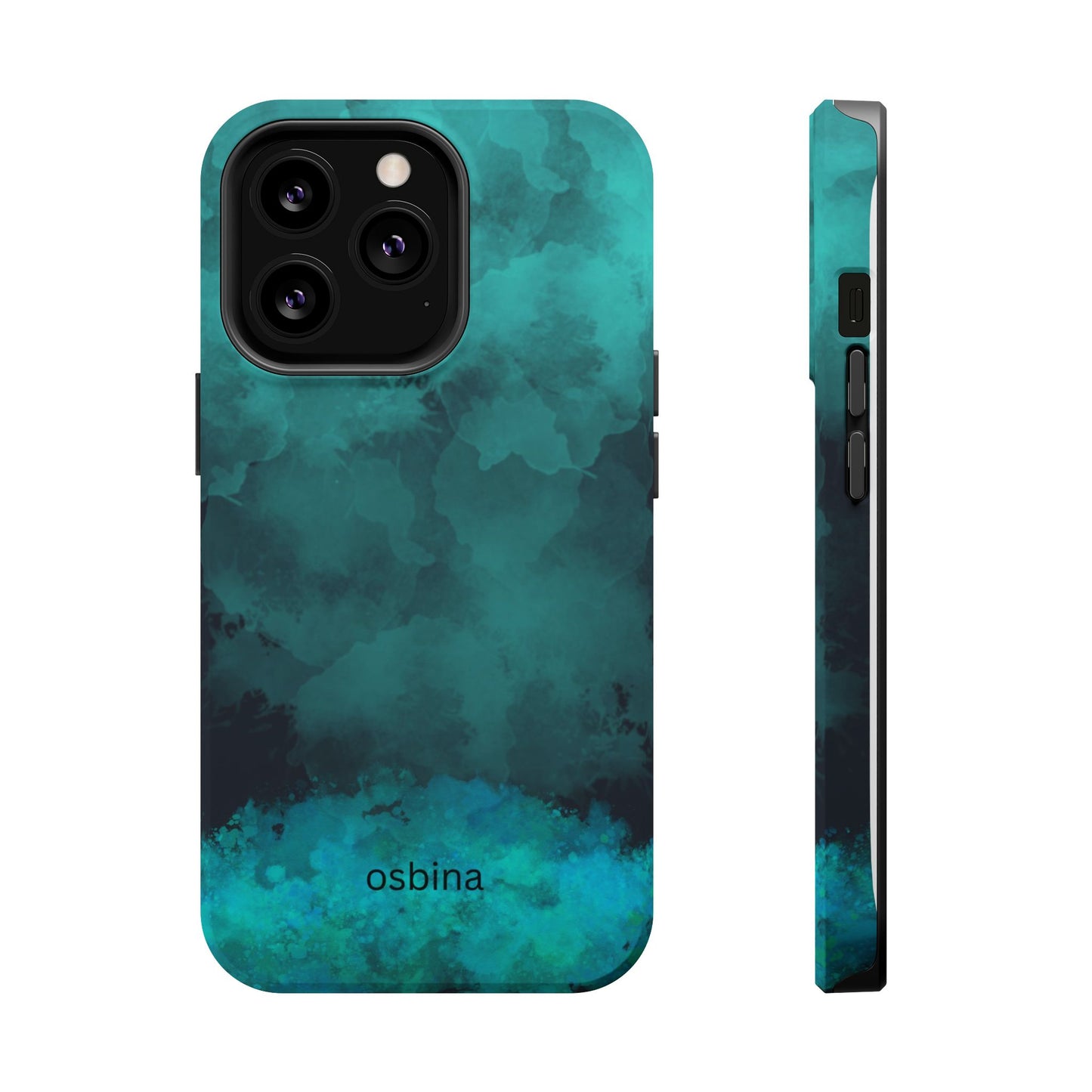 osbina | MagSafe compatible for iPhone | Midnight Aurora Phone Case | Modern Muse Collection