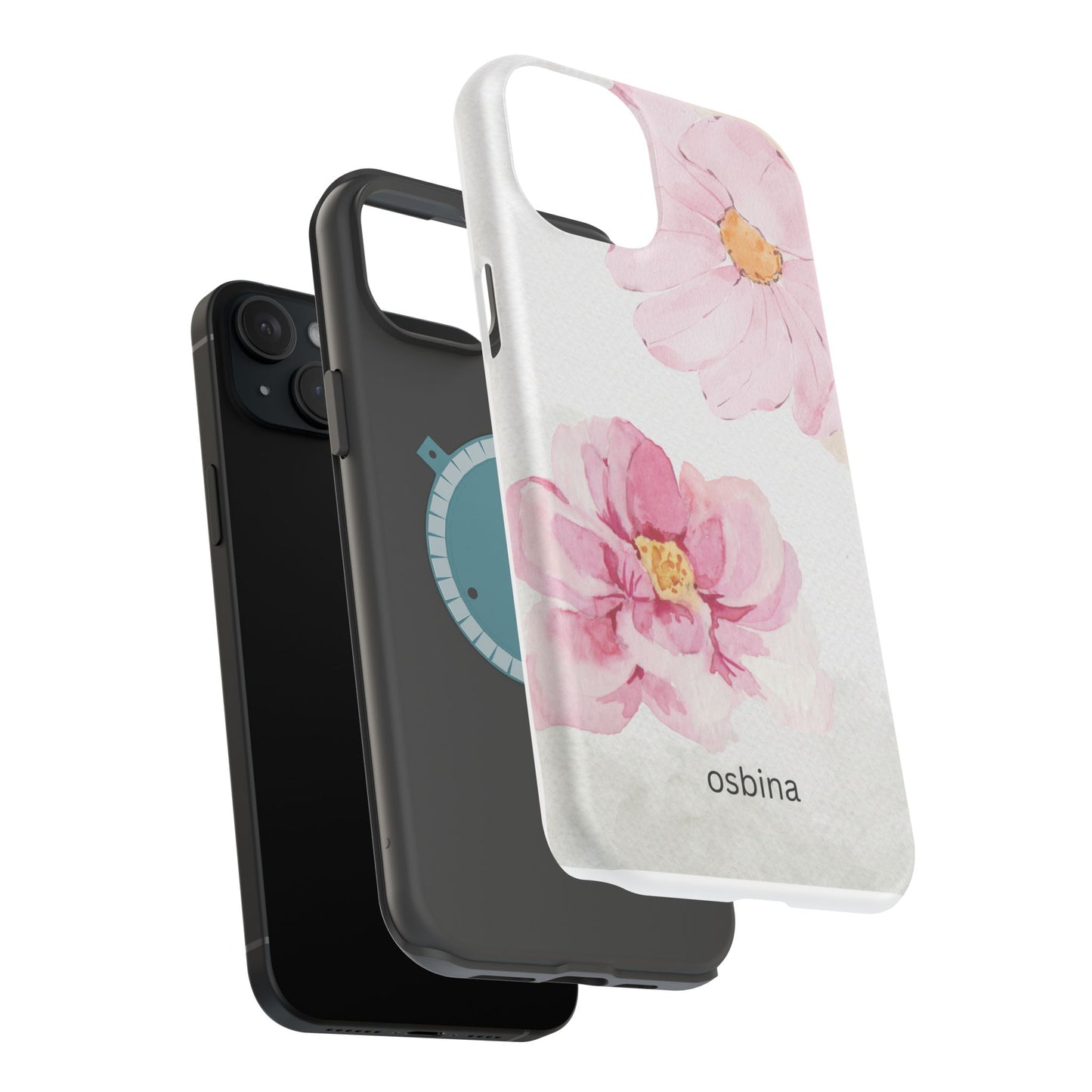 osbina | MagSafe compatible for iPhone | Bloom Haven Phone Case | Modern Muse Collection