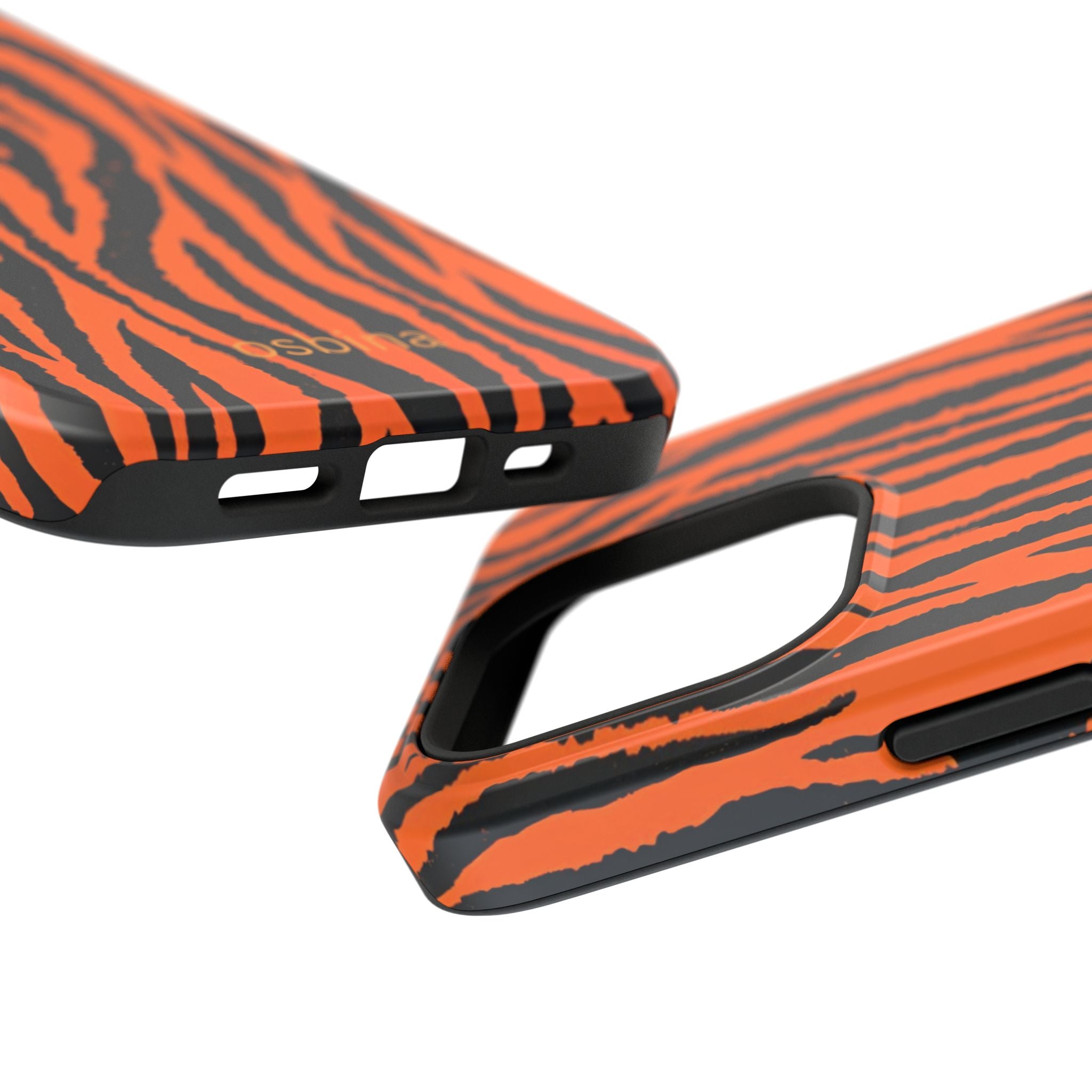 osbina | Tiger, But Make It Chic — The Bengal Stripe Case in Orange + Black | The Season Collective