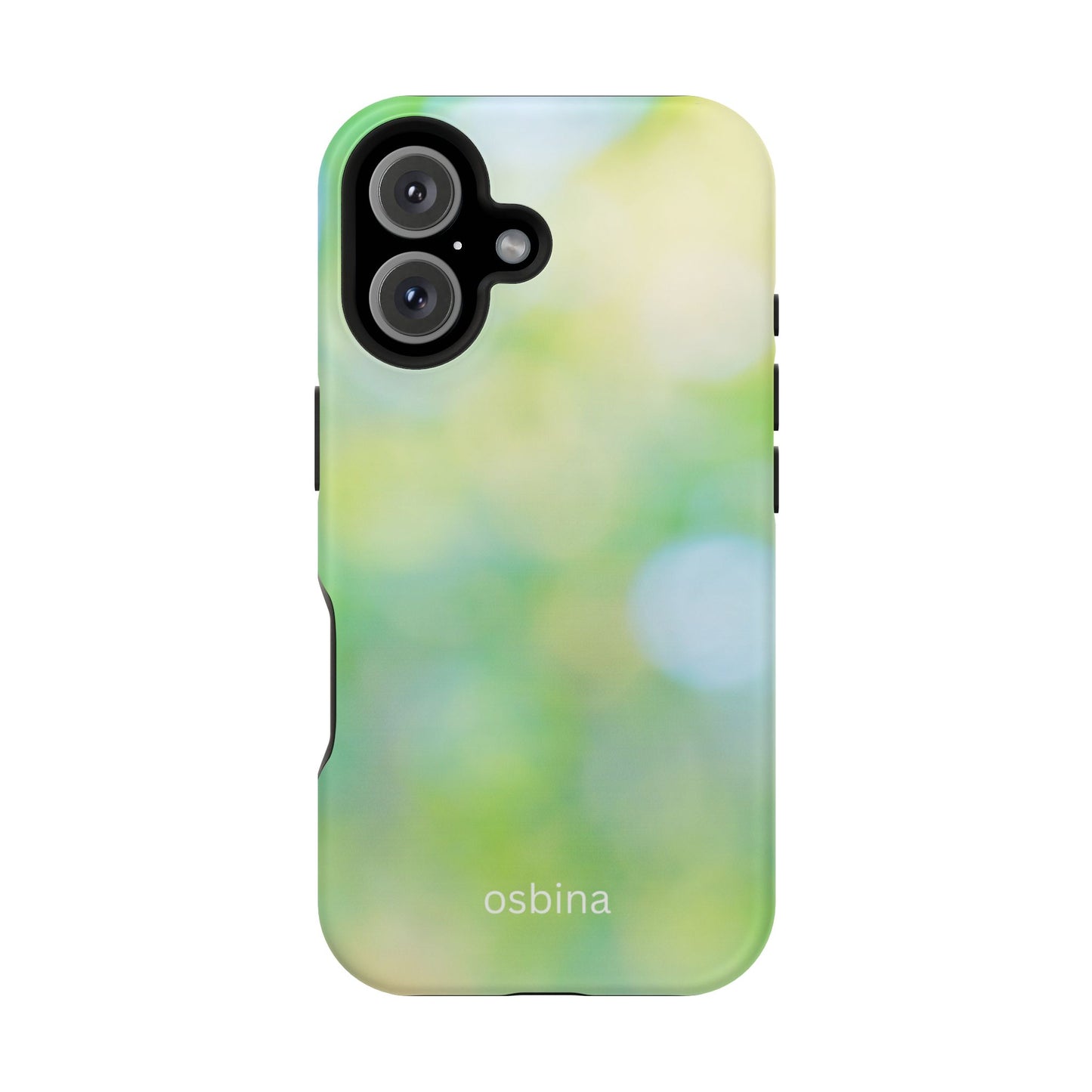 osbina | MagSafe compatible for iPhone | The Veridian Orbs Phone Case | Color Edit Collection