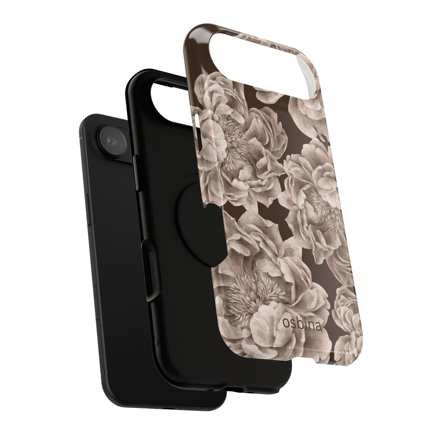 osbina | Peony Espresso Designer Case