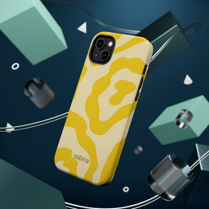 osbina | MagSafe compatible for iPhone | The Mustard Muse Phone Case | Color Edit Collection