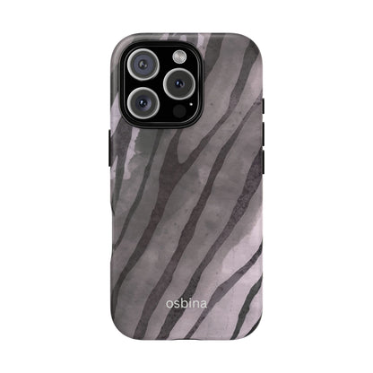 osbina | Stripes on Point — The Muted Gray + Black Tiger Case | The Season Collective