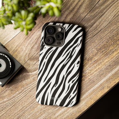 osbina | The Bengal Bold Stripe Case in White + Black | The Season Collective