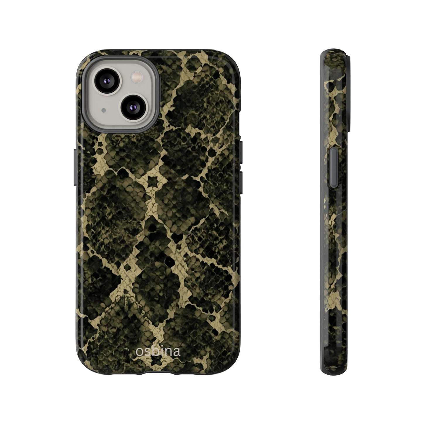 osbina | The Olive Snakeskin Designer Case