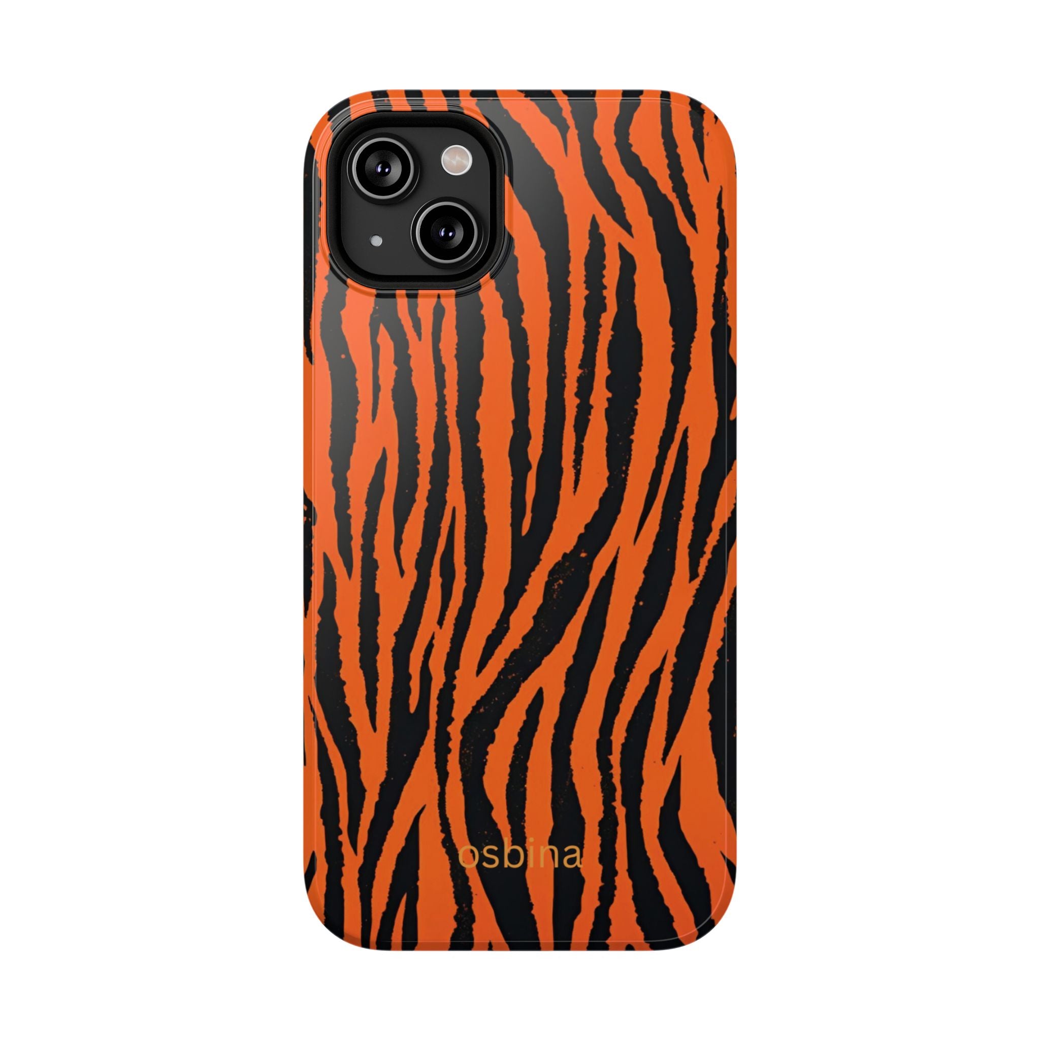 osbina | Tiger, But Make It Chic — The Bengal Stripe Case in Orange + Black | The Season Collective