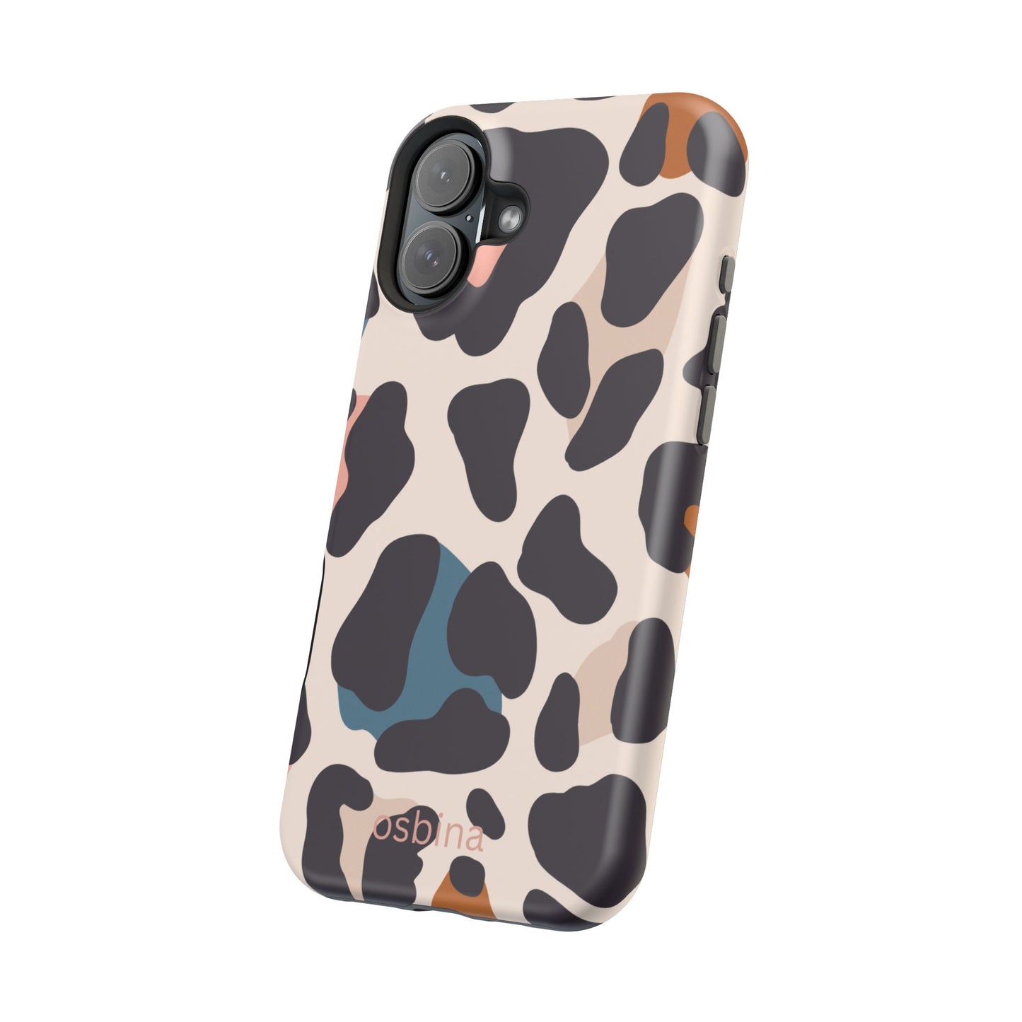 osbina | MagSafe compatible for iPhone | Leopard Luxe Color Pop Leopard Print Phone Case | Modern Muse Collection