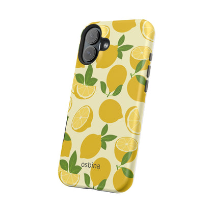 osbina | MagSafe compatible for iPhone | Limoncello Lemon Phone Case | Modern Muse Collection