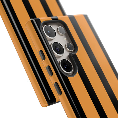 osbina | The Statement Stripe Case in Black + Orange | The Season Collective