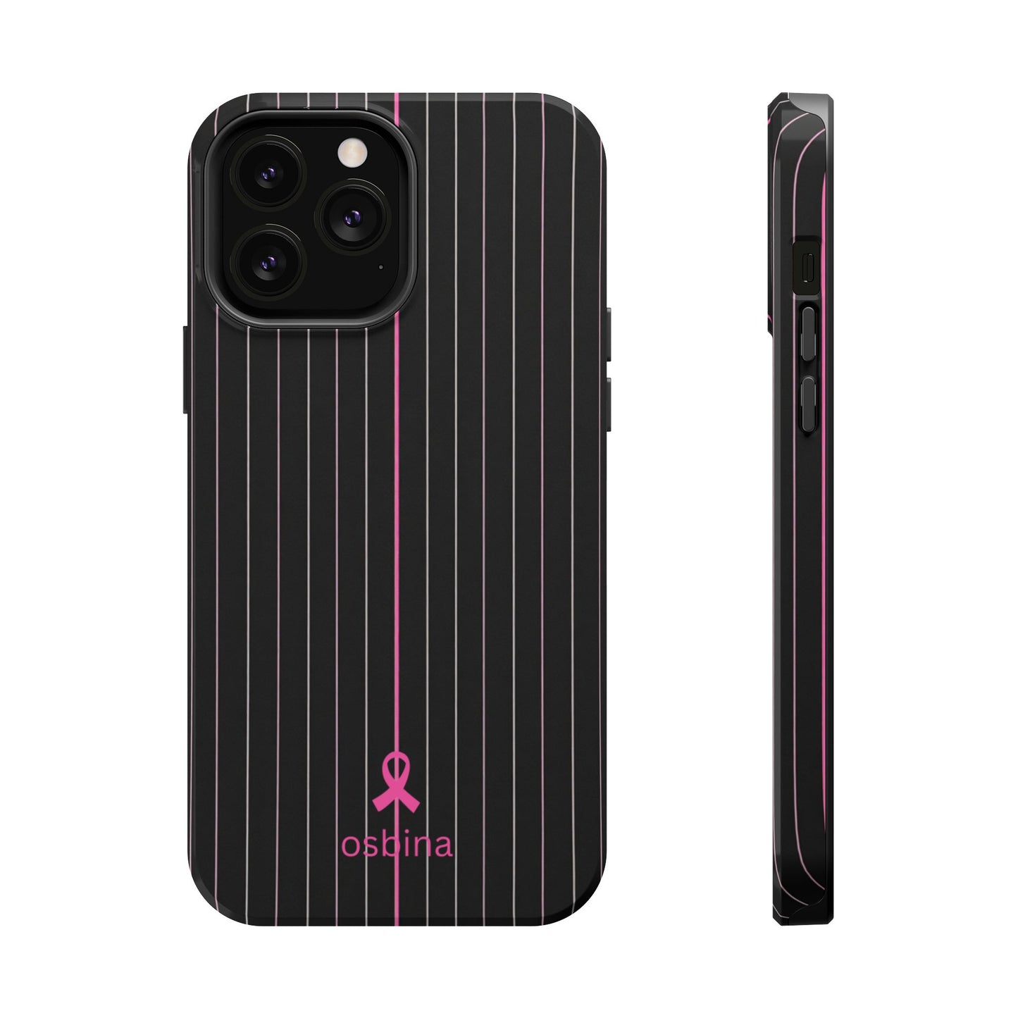 YAYOU The Pink Pinstripe Designer Case | osbina