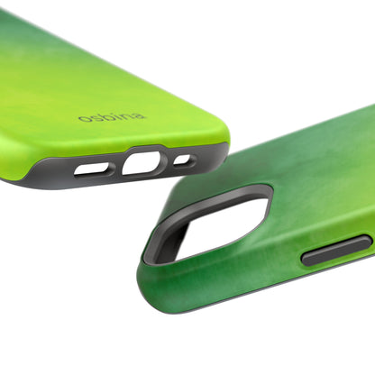 osbina | MagSafe compatible for iPhone | The Verde Glow Phone Case | Color Edit Collection