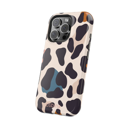 osbina | MagSafe compatible for iPhone | Leopard Luxe Color Pop Leopard Print Phone Case | Modern Muse Collection