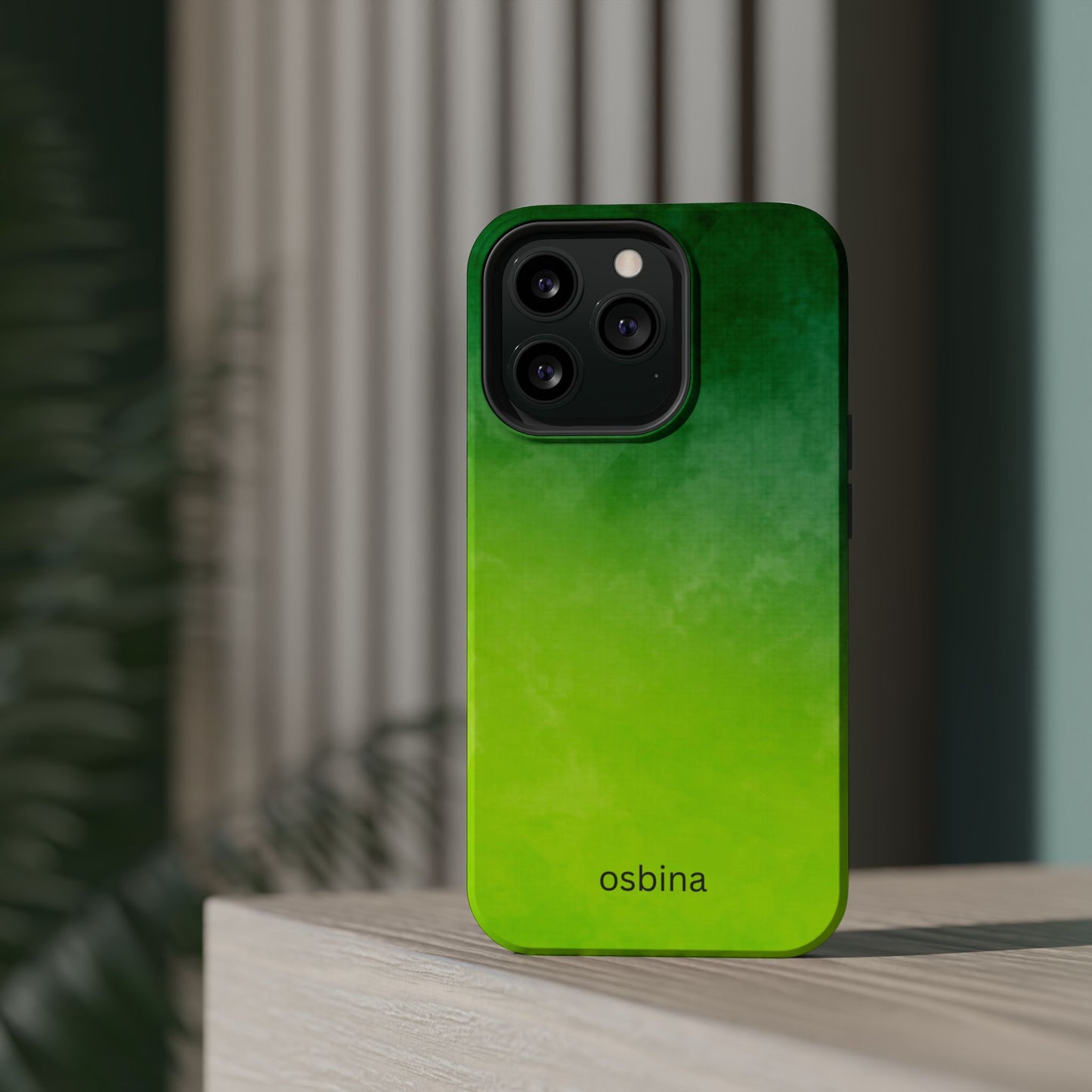 osbina | MagSafe compatible for iPhone | The Verde Glow Phone Case | Color Edit Collection