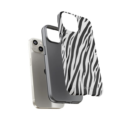 osbina | The Bengal Bold Stripe Case in White + Black | The Season Collective