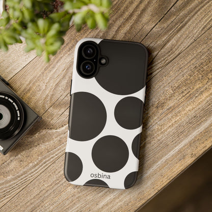 osbina | The Noir Bubbles Phone Case | Modern Muse Collection