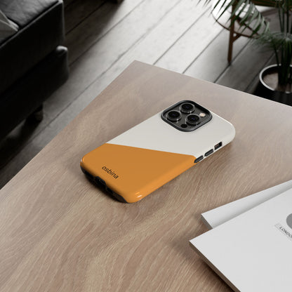 osbina | Divide & Conquer — The Orange + White Split Diagonal Case | The Season Collective