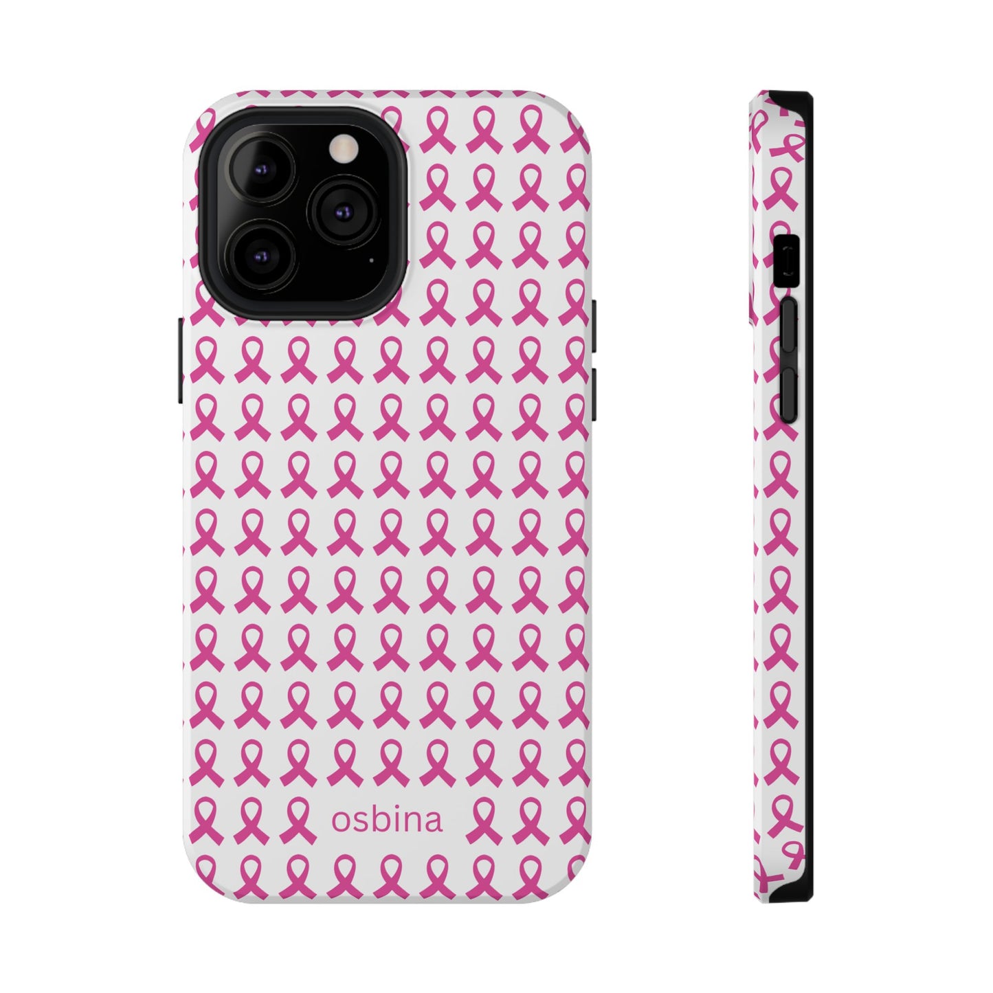 YAYOU Side by Side Pink Ribbon Designer Case | osbina