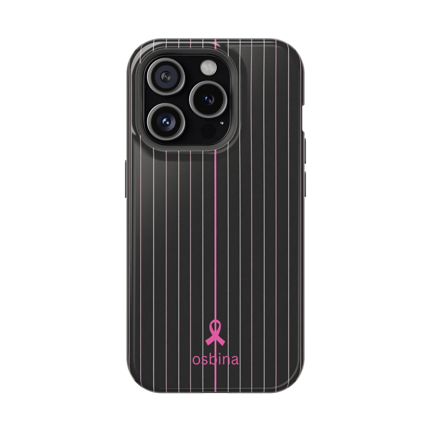 YAYOU MagSafe for iPhone | The Pink Pinstripe Designer Case | osbina