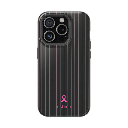YAYOU MagSafe for iPhone | The Pink Pinstripe Designer Case | osbina