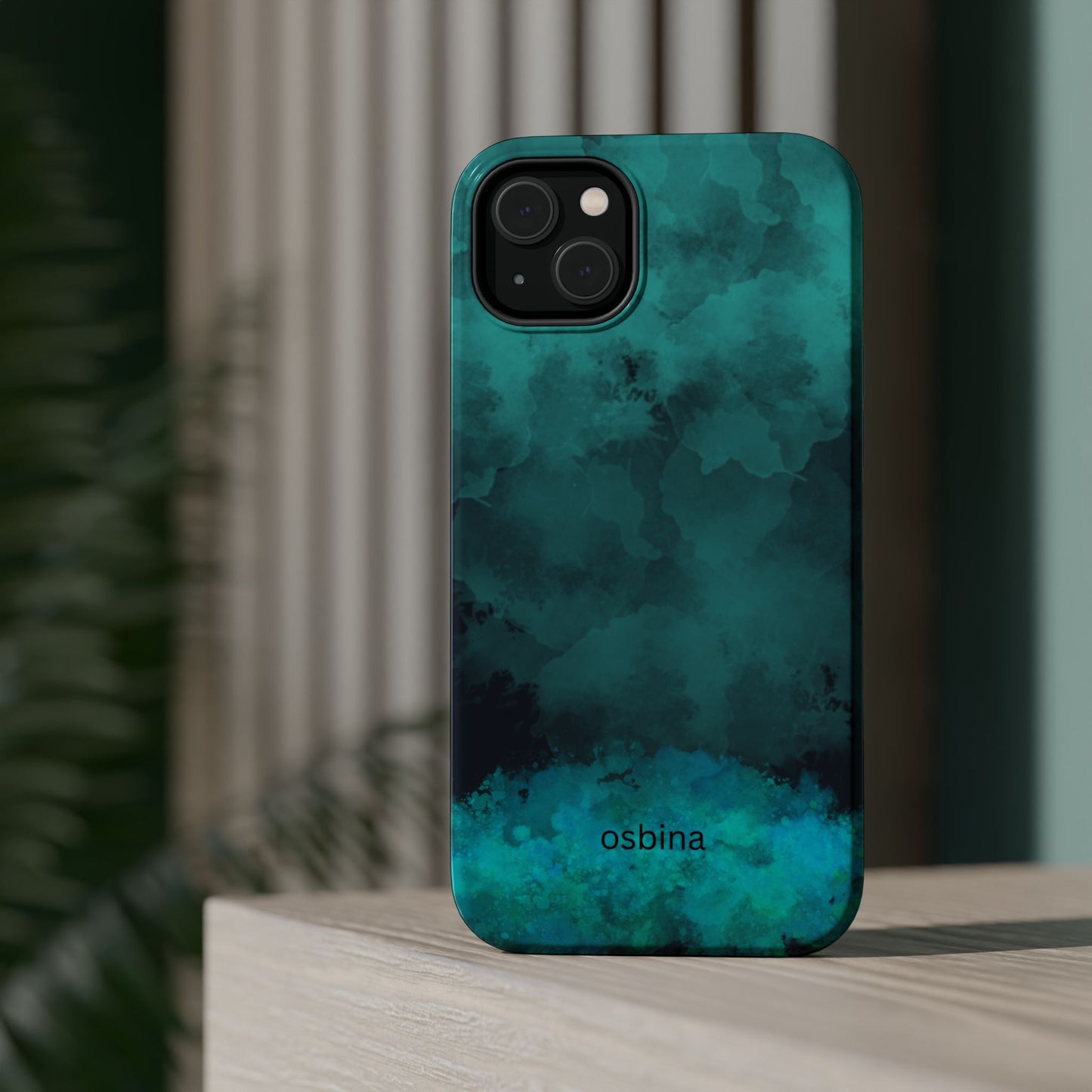 osbina | MagSafe compatible for iPhone | Midnight Aurora Phone Case | Modern Muse Collection