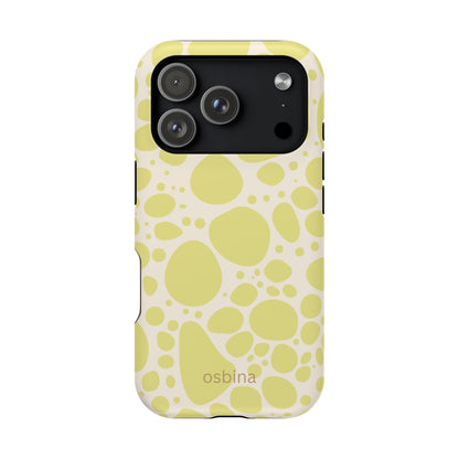 osbina | MagSafe compatible for iPhone | The Chartreuse Mirage Phone Case | Color Edit Collection