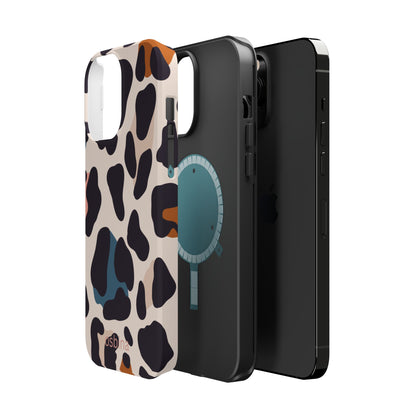 osbina | MagSafe compatible for iPhone | Leopard Luxe Color Pop Leopard Print Phone Case | Modern Muse Collection