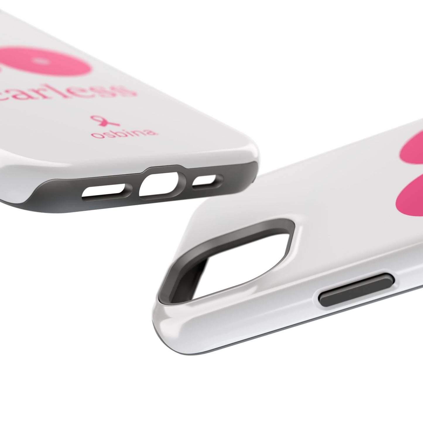 osbina |  MagSafe compatible for iPhone | Limited Edition The Fearless Tatas Case in Light Pink + Soft Pink + Hot Pink | The Pink October Collection | Inspired By