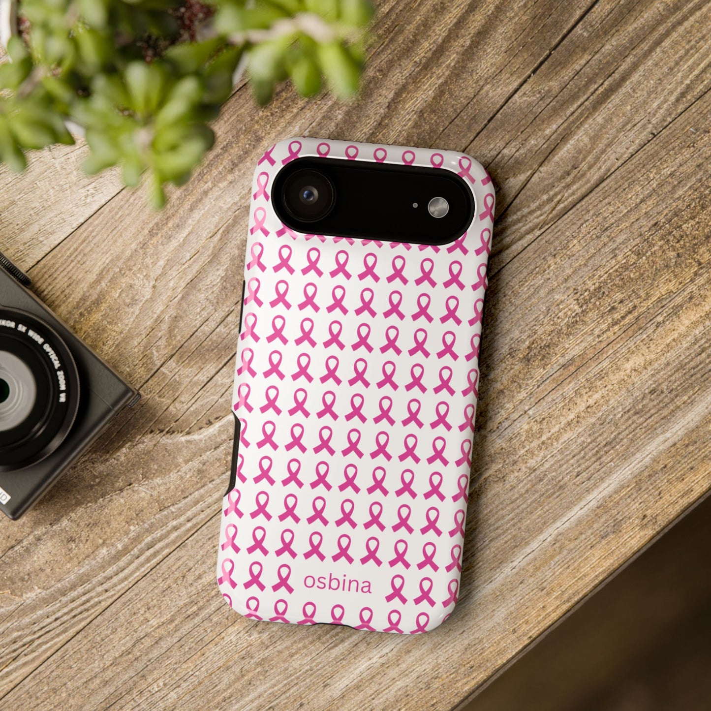 YAYOU Side by Side Pink Ribbon Designer Case | osbina