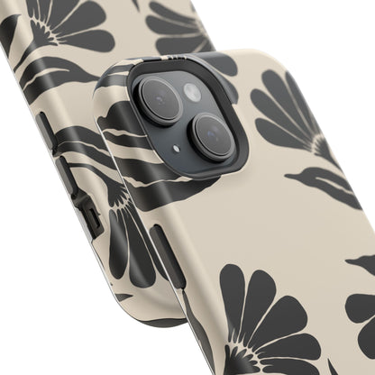 osbina | MagSafe compatible for iPhone | Obsidian Bloom Flower Phone Case | Modern Muse Collection