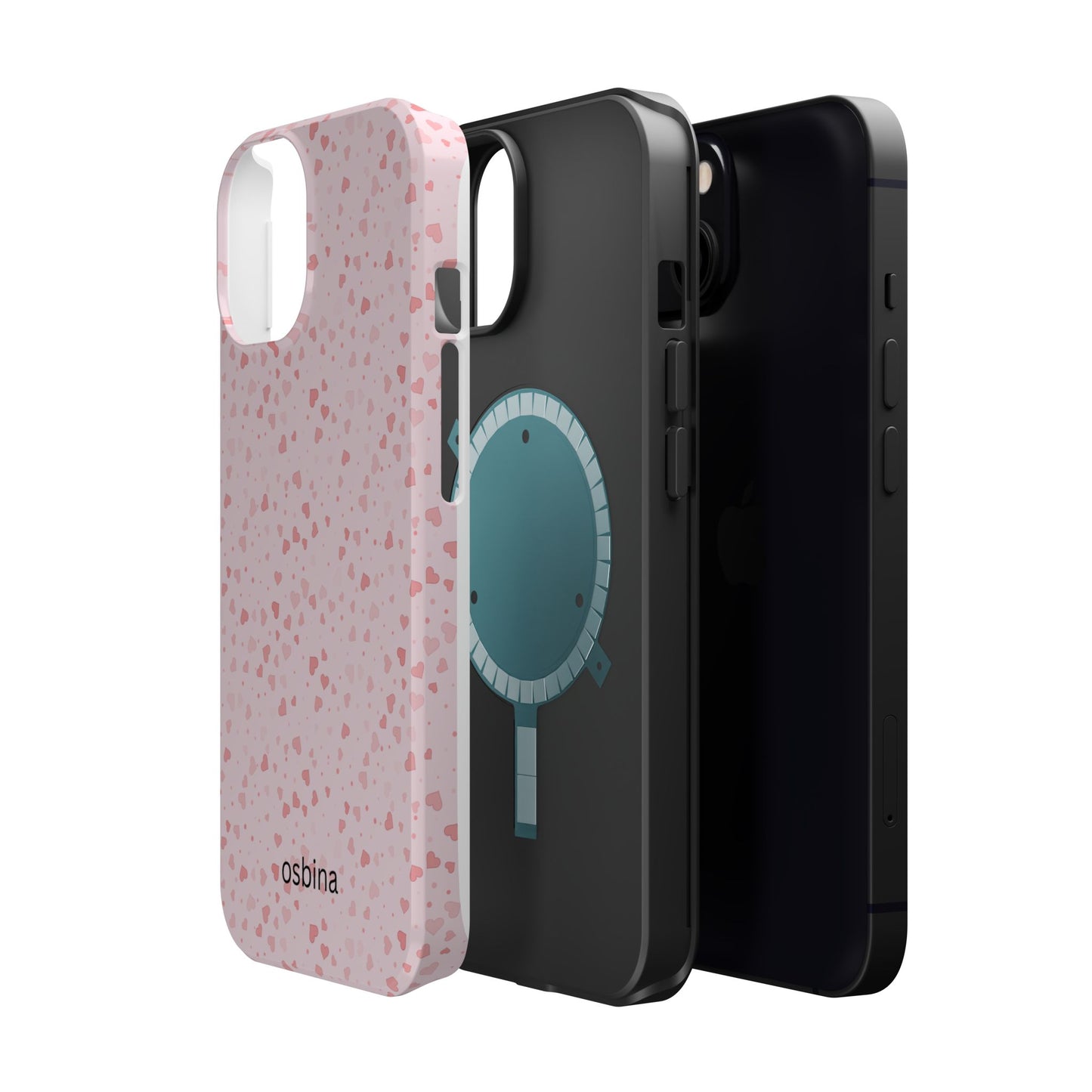 osbina | MagSafe compatible for iPhone | Pure Affection Sweethearts  Phone Case | Modern Muse Collection
