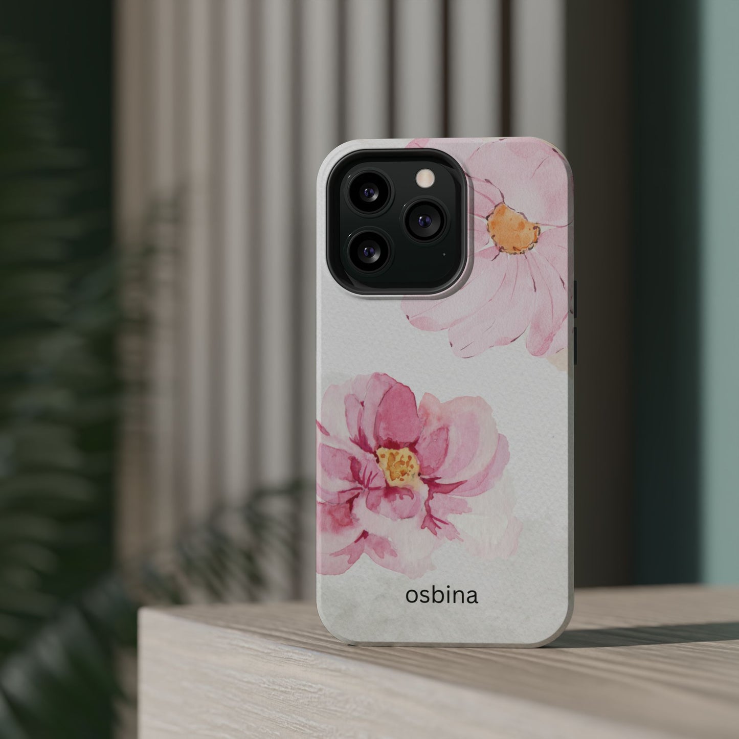 osbina | MagSafe compatible for iPhone | Bloom Haven Phone Case | Modern Muse Collection